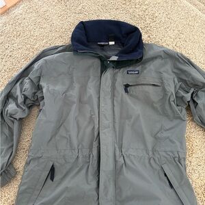 Patagonia Gray Windbreaker Jacket